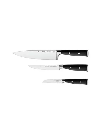 WMF | Messer Set 3tlg. GRAND CLASS Cromargan/Schwarz | 